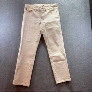 Lucky Brand Sweet Mid Rise Straight Cream White Jeans Women’s Size 8/29R